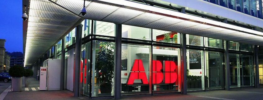 ABB logo on building