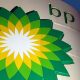 BP logo on refinery cooling tower