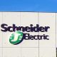 Schneider Electric logo on factory
