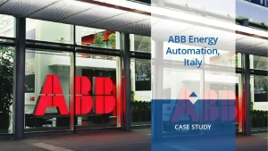 ABB logo on building